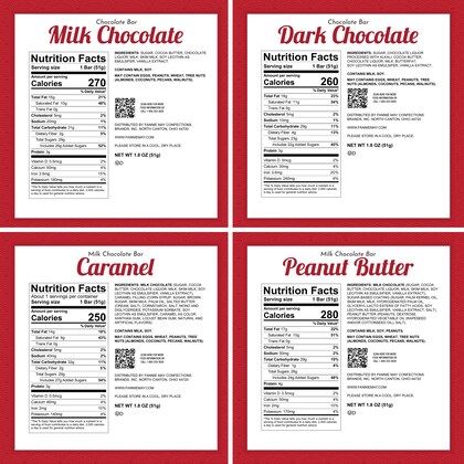 Gourmet Chocolate Bars - 12 Bar Variety Pack