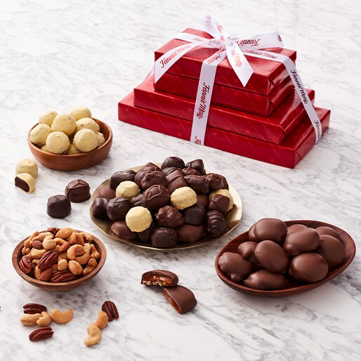 Chocolate Tower | Chocolate hampers, Chocolate, Gift towers