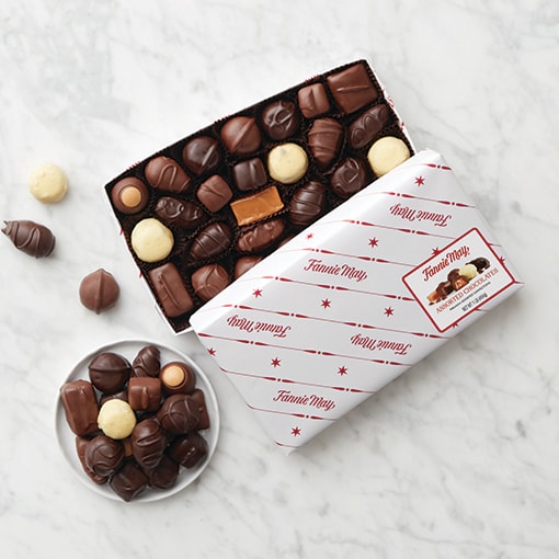 Fannie May Heart Chocolate Box - Assorted Chocolate Selections